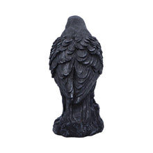 Laden Sie das Bild in den Galerie-Viewer, Gothic Raven Figurine Black Crow Resin Statue Dark Home Decor Altar Ornament 25cm