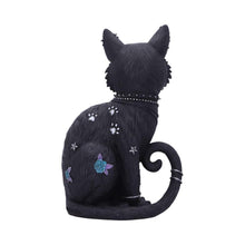 Load image into Gallery viewer, Nine Lives Gothic Cat Figurine – 22cm Collectible Resin Decor with Celestial Symbols,