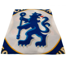 Load image into Gallery viewer, Chelsea FC Official Fleece Blanket – Soft & Warm, Large Club Crest Design