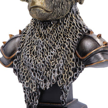 Laden Sie das Bild in den Galerie-Viewer, Highland Cow Guard Figurine Viking Warrior Bull Statue Medieval Ornament Art