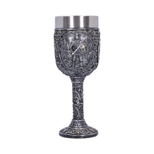 Load image into Gallery viewer, Medieval Crusader Knight Goblet Gothic Chalice Drinkware Holy Grail Fantasy Gift