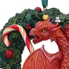 Load image into Gallery viewer, Anne Stokes Sweet Tooth Hanging Dragon Christmas Ornament 9cm Gothic Fantasy Resin Decoration