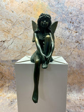 Load image into Gallery viewer, Enchanting Flower Fairy Shelf Sitter, 26.5cm – Graceful Resin Fairy Figurine for Whimsical Home Accents-OsirisTradingUK