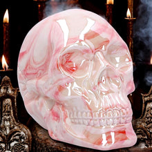 Charger l'image dans la galerie, Pink Gothic Skull Ornament Fantasy Home Decor Statue Halloween Horror Figurine