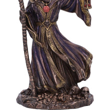 Laden Sie das Bild in den Galerie-Viewer, Dark Fantasy Skeleton King Reaper Figurine Gothic Horror macabre ornament Art