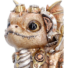 Load image into Gallery viewer, Mechanical Dragon Statue Steampunk Ornament Fantasy Creature Collectors Display Piece