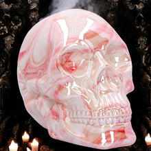 Charger l'image dans la galerie, Pink Gothic Skull Ornament Fantasy Home Decor Statue Halloween Horror Figurine