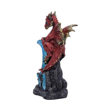 Laden Sie das Bild in den Galerie-Viewer, Crescent Moon Dragon Statue Fantasy Figurine Gothic Mythical Creature Art Decor