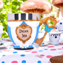 Load image into Gallery viewer, Pinky's Up Alice "Drink Me" Cup 11cm - Exclusive Nemesis Now Collection
