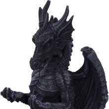 Load image into Gallery viewer, Dragon Pen Holder 15.2cm - Gothic Fantasy Desk Accessory - Hand-Painted Resin Dragon Figurine - Unique Office or Home Decor Gift