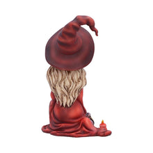 Load image into Gallery viewer, Rina Witch Figurine 15cm | Cute Witch Statue with Book and Candles | Fantasy Decor