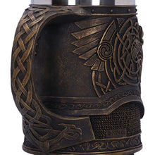 Laden Sie das Bild in den Galerie-Viewer, Norse Odin Tankard Viking God Drinking Mug Mythology Valhalla Collectible