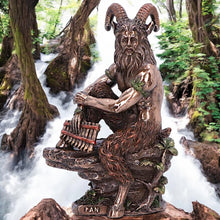 Load image into Gallery viewer, Pan God of Nature Figurine Greek Mythology Decor, Pagan Statue, Mythical Collectible