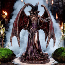 Load image into Gallery viewer, Lilith Gothic Figurine Dark Goddess Statue Occult Demon Winged Ornament Decor