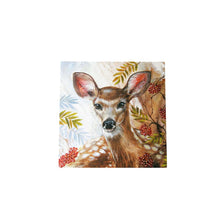 Load image into Gallery viewer, THE GLADES Deer Ceramic Art Tile by Judith Yates 20x20cm - Handcrafted & Ready to Hang
