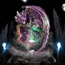 Load image into Gallery viewer, Fantasy LED Backflow Incense Burner with Crystal Baby Dragon - Mystical Decor