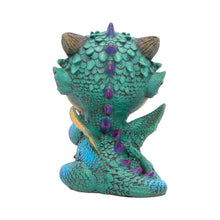 Load image into Gallery viewer, Cinders Mini Dragon Statue Whimsical Mythical Creature Rose Shelf Display Art