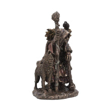 Load image into Gallery viewer, Cailleach Celtic Goddess Bronze Figurine Winter Goddess Statue Gothic Ornament