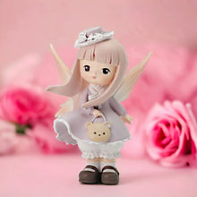Load image into Gallery viewer, Adorable Resin Fairy Figurine with Bear, Enchanting Nursery Decor, Whimsical Collectible, Kawaii Art Piece, Cute Home Fantasy Accessory-OsirisTradingUK