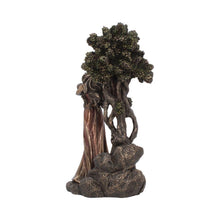 Laden Sie das Bild in den Galerie-Viewer, Gaelic Danu Pagan Deity Statue Earth Mother Figurine Celtic Tree Goddess Gaia