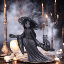 Load image into Gallery viewer, Little Souls Beam Witch Figurine - Nemesis Now Broomstick Ornament 12.7cm