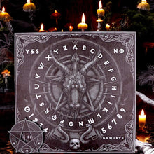 Load image into Gallery viewer, Baphomet Spirit Board | Gothic Occult Wood Ouija Board 38.5cm