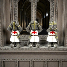 Load image into Gallery viewer, Templar Knight Three Wise Warriors Medieval Gothic Crusader Ornament Set