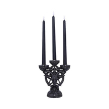 Load image into Gallery viewer, Baphomet's Radiance Candelabra 46cm with LED Candles | Gothic Occult Home Decor Nemesis Now Design