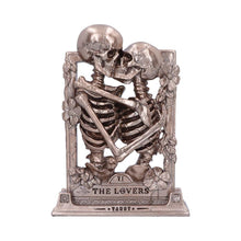 Laden Sie das Bild in den Galerie-Viewer, Gothic Skeleton Lovers Ornament Tarot Figurine Halloween fantasy art Decor