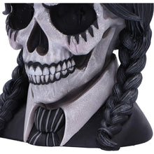 Laden Sie das Bild in den Galerie-Viewer, Dark Gothic School Girl Skull Figurine Alternative Home Decor Collectible Halloween Horror