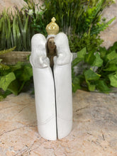 Load image into Gallery viewer, Exquisite Our Lady of Fatima Triptych Handcrafted Resin Masterpiece
