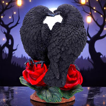 Load image into Gallery viewer, Gothic Raven Embrace Fantasy Figurine Mystical Crow Couple Romantic Statue Art