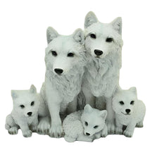 Load image into Gallery viewer, Wolves And Cubs Figurine Forest Animal Sculpture Wildlife Pack Collectible Statue