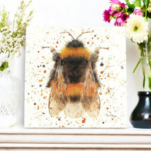 Load image into Gallery viewer, BEE AMAZING Ceramic Art Tile by Bree Merryn | 20x20 cm Wall Decor | Ready to Hang | Collectible Home Decor | Unique Gift Idea