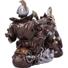 Load image into Gallery viewer, Steampunk Skeleton Motorbike Figurine Gothic Rider Statue Fantasy Horror Ornament