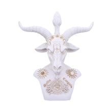 Load image into Gallery viewer, Baphomet Bust 33.5cm in White Finish - Gothic Altar Statue, Nemesis Now Design
