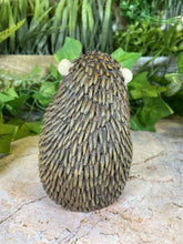 Laden Sie das Bild in den Galerie-Viewer, Whimsical Hedgehog Garden Ornament Handmade Resin Figurine Home Decor-OsirisTradingUK