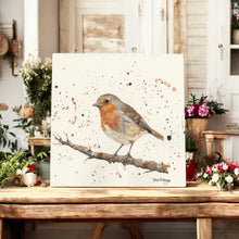 Load image into Gallery viewer, RALPH Ceramic Art Tile by Bree Merryn – Handcrafted, 20x20cm, Ready to Hang, Stunning Wildlife Design