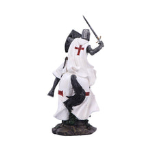 Laden Sie das Bild in den Galerie-Viewer, Medieval Templar Knight Statue Crusader Warrior Sculpture Historical Horse Rider