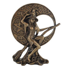 Load image into Gallery viewer, Wiccan Witch Celtic Moon Figurine Pagan Goddess Statue Witchcraft Ornament