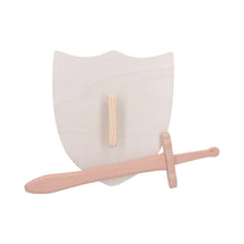 Laden Sie das Bild in den Galerie-Viewer, St. George Medieval Wooden Shield & Sword Set Knight Costume Accessory