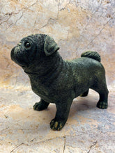 Load image into Gallery viewer, Adorable Pug Dog Statue in Resin, 16cm – Lifelike Pet Sculpture for Home Decor, Perfect Gift for Dog Enthusiasts