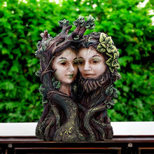 Load image into Gallery viewer, Greenman Tree Spirit Ornament | Woodland Green Man Figurine Home Decor 19cm