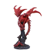 Load image into Gallery viewer, Intricate Red Dragon Figurine Gothic Fantasy Art Resin Statue Gift Collectible Decor28.5cm