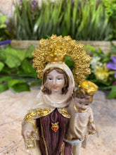 Load image into Gallery viewer, Our Lady of Mount Carmel Resin Figurine, Hand-Painted Marian Statue, Catholic Decor, Patroness of Carmelite Order-OsirisTradingUK