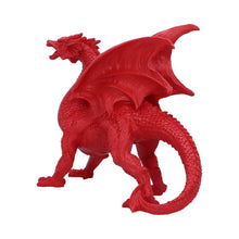 Load image into Gallery viewer, Red Dragon Figurine Fierce Fantasy Creature Ornament Gothic Mythical Sculpture