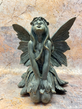 Load image into Gallery viewer, Whimsical Dreaming Fairy Statue, Handcrafted Resin, 18cm – Ethereal Figurine for Enchanting Home Aesthetics