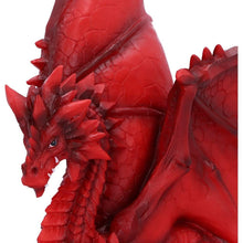 Load image into Gallery viewer, Majestic Red Dragon Ornament Gothic Fantasy Statue Mythical Gothic Figurine