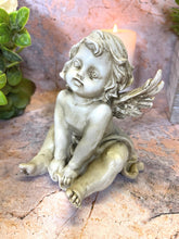 Load image into Gallery viewer, Guardian Angel Grave Cherub Ornament Symbol of Peace Remembrance, Memorial Cemetery Decor-OsirisTradingUK