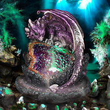 Load image into Gallery viewer, Fantasy LED Backflow Incense Burner with Crystal Baby Dragon - Mystical Decor